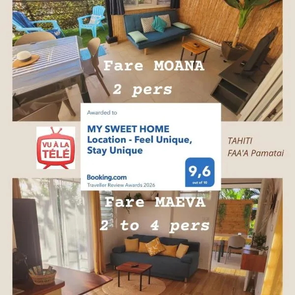 MY SWEET HOME Location - Feel Unique, Stay Unique，位于帕皮提的酒店