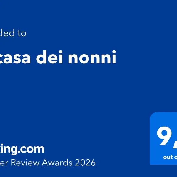 la casa dei nonni，位于Musellaro的酒店