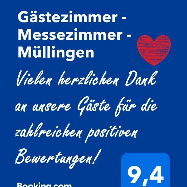 Gästezimmer - Messezimmer - Müllingen，位于塞恩德的酒店