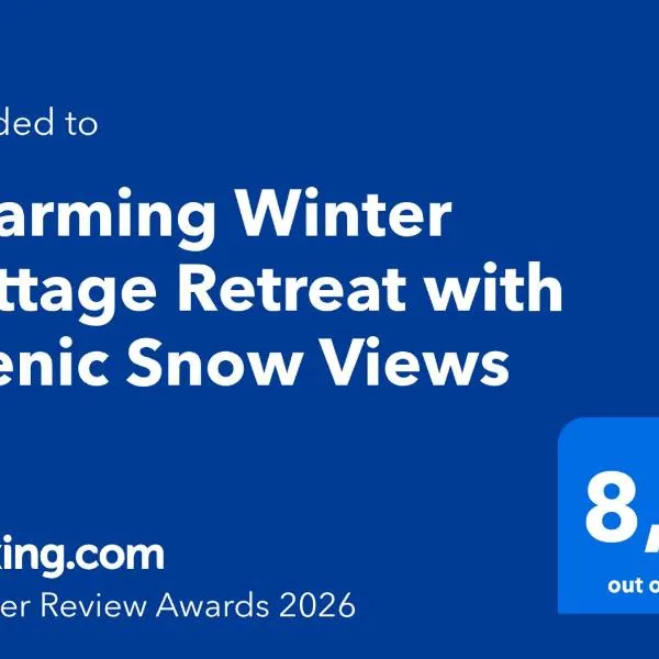 Charming Winter Cottage Retreat with Scenic Snow Views，位于Colborne的酒店