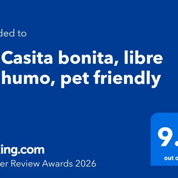 Mi Casita bonita, libre de humo, pet friendly，位于恩塞纳达港的酒店