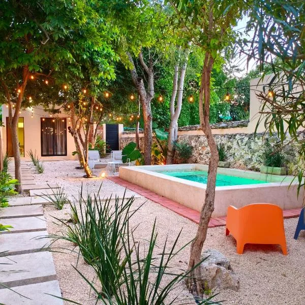 Villa Lara Palacios, tu oasis en Mérida，位于梅里达的酒店