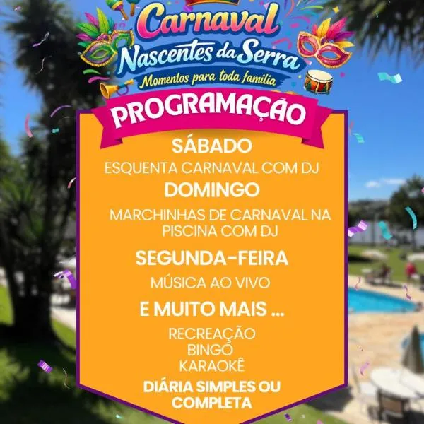 纳斯森特斯达塞拉酒店，位于波苏斯-迪卡尔达斯的酒店