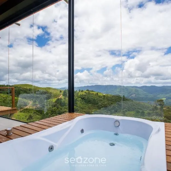 Cabana Romântica perto de Florianópolis VST035，位于Anitápolis的酒店