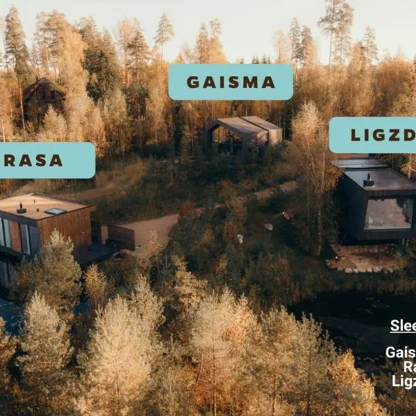 Īves, Koka Maja，位于Amatciems的酒店