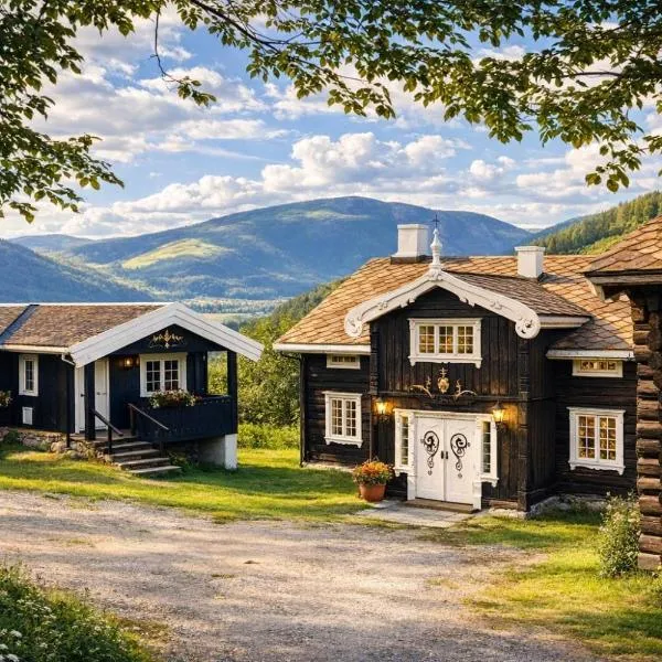 Traditional timber farm with Sauna & Wi-Fi，位于Baukål的酒店