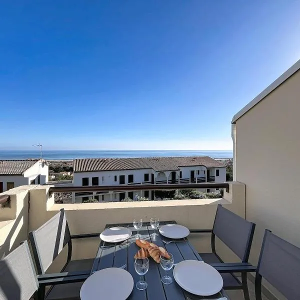L'Horizon - Vue Mer - Piscine - Proche plage，位于弗勒里的酒店