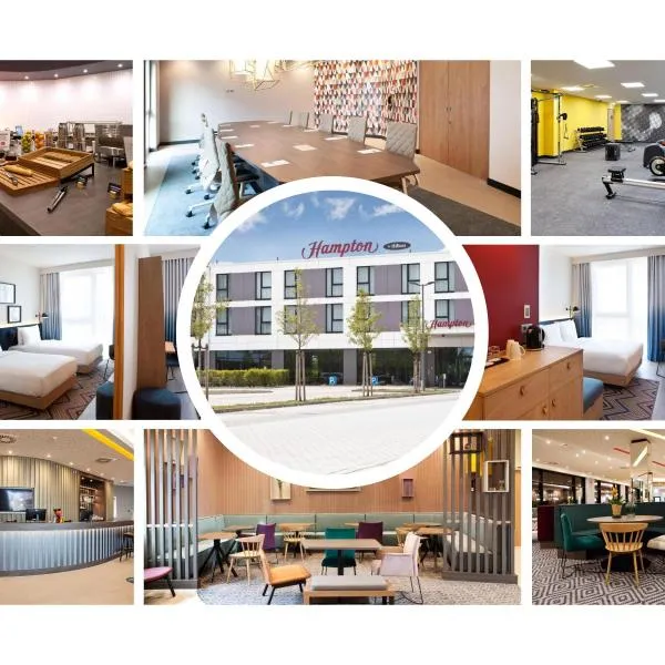 Hampton by Hilton Munich Airport South，位于哈尔伯格摩斯的酒店