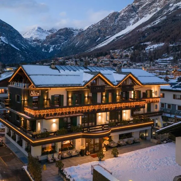 Hotel Alù Mountain Design，位于博尔米奥的酒店