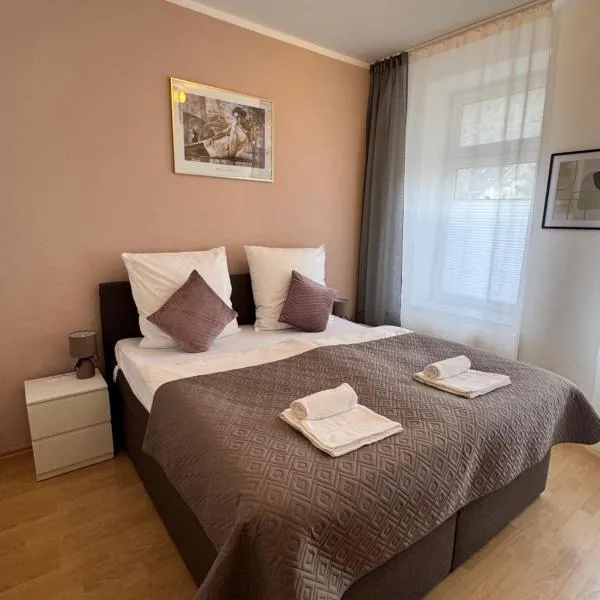 Arminos Large Group Apartment- 3 Zimmer & 2 WCs，位于开姆尼茨的酒店