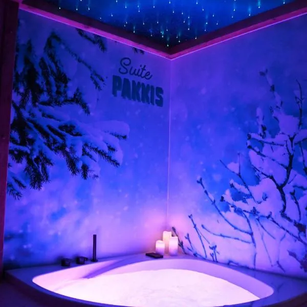 Suite PAKKIS Balnéo & Ciel Étoilé Boréal，位于默兹河畔凡尔登的酒店