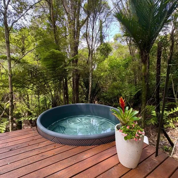 Tui Bush Chalet and Hot tub，位于Parakakau的酒店