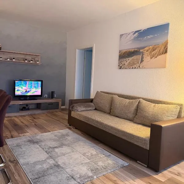 Modern 2-Room Apartment with Free Parking and Balcony，位于Waldmohr的酒店