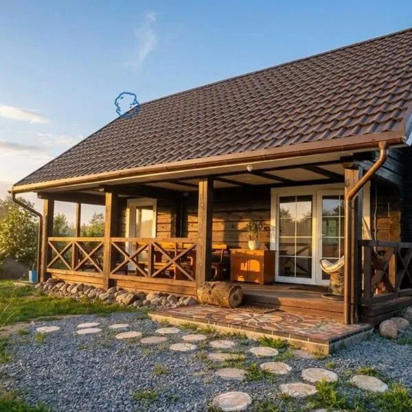 Rastinis namas šalia Vilniaus - Sudervės pirtelė - poilsis gamtoje tarp tvenkinių,位于Sudervė的酒店
