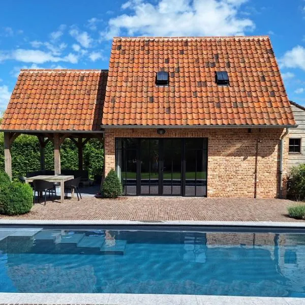 Gezellig huisje met zwembad en sauna in Ellezelles - Bellezelles，位于Ellezelles的酒店