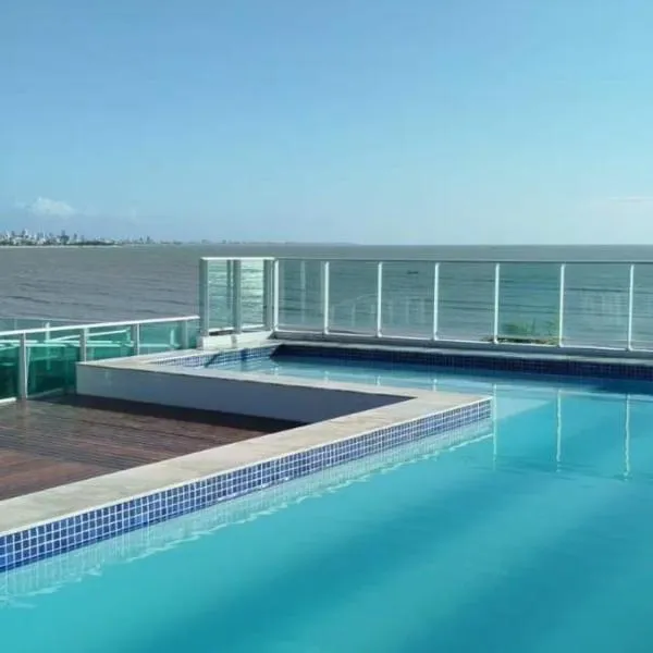 Flat Praia Cabo Branco João Pessoa，位于若昂佩索阿的酒店