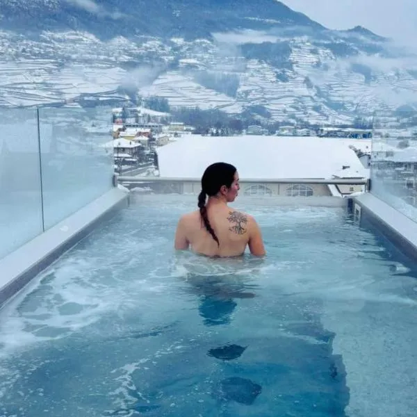 Wine Hotel Ristorante San Carlo - Boutique Hotel & SPA，位于Chiuro的酒店