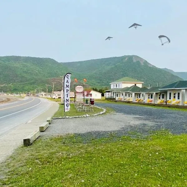 Chalets Camping Bernatchez，位于圣皮埃尔山的酒店