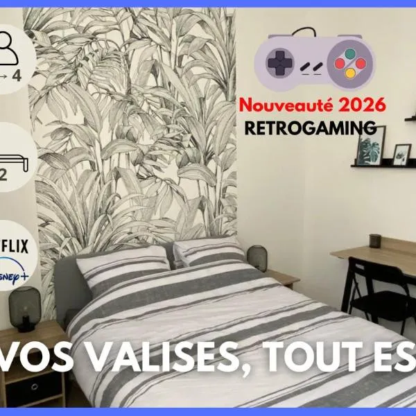 Chez Jules - appartement cosy de 40 m2，位于Denain的酒店