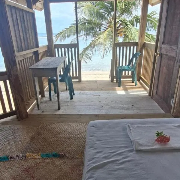 Manusina Beach Fale，位于Lepa的酒店