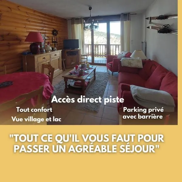 Appartement de standing 4 personnes, pied des pistes, parking，位于安格勒的酒店