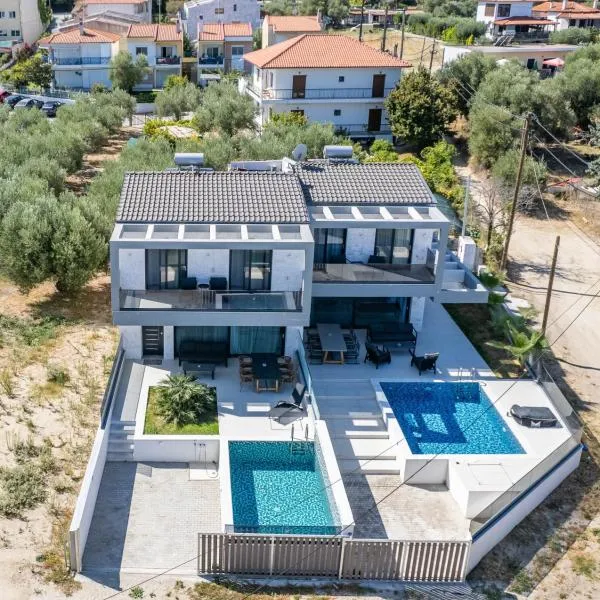 LUKA VILLAS Plage，位于波利克罗诺的酒店