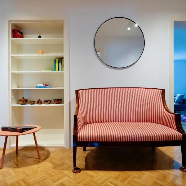 Zentrales Apartment für 8 Personen - 4 Schlafzimmer - Balkon，位于梅明根的酒店