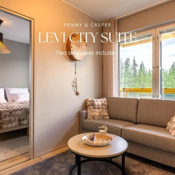 Levi City Suite - Central & Stylish with Free Ski Passes，位于列维的酒店
