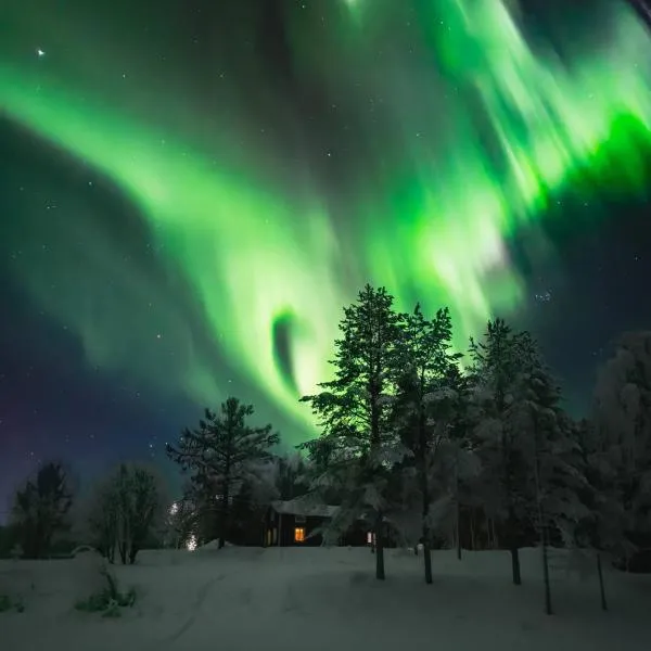 Snöbergets Arctic Cabin，位于吕勒奥的酒店