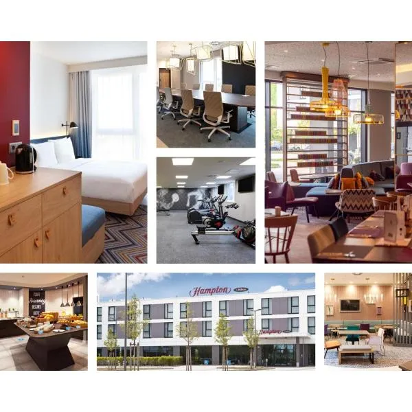 Hampton by Hilton Munich Airport South，位于哈尔伯格摩斯的酒店