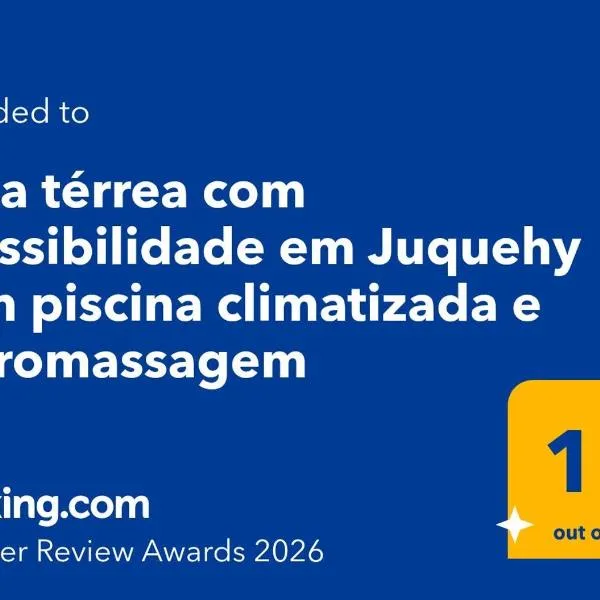 Casa térrea com acessibilidade em Juquehy com piscina climatizada e hidromassagem，位于朱奎的酒店