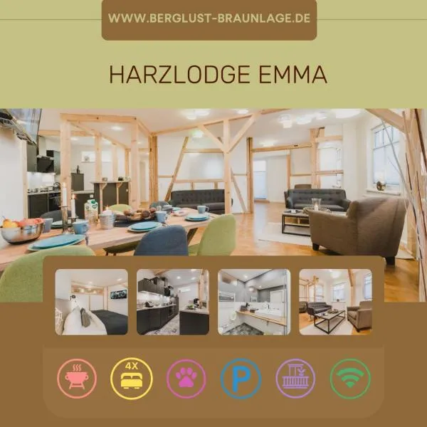 HarzLodge Emma，位于布劳恩拉格的酒店