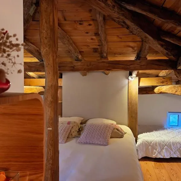 Chambre Bohème - parenthèse cosy à la campagne，位于Lézat-sur-Lèze的酒店