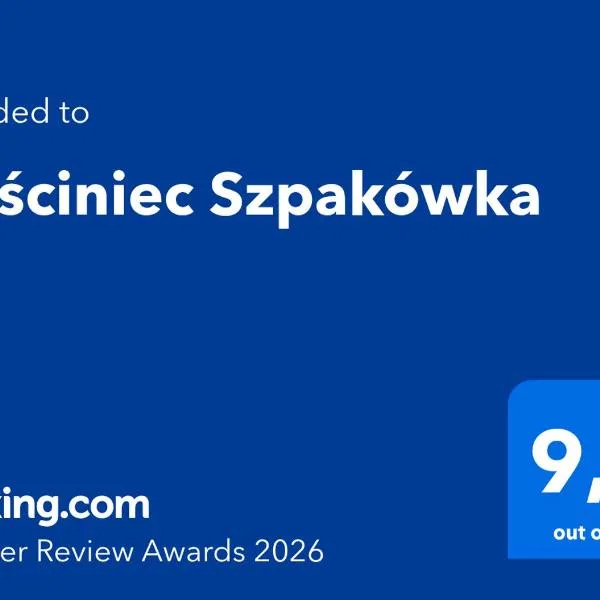 Gościniec Szpakówka，位于Czeremcha的酒店