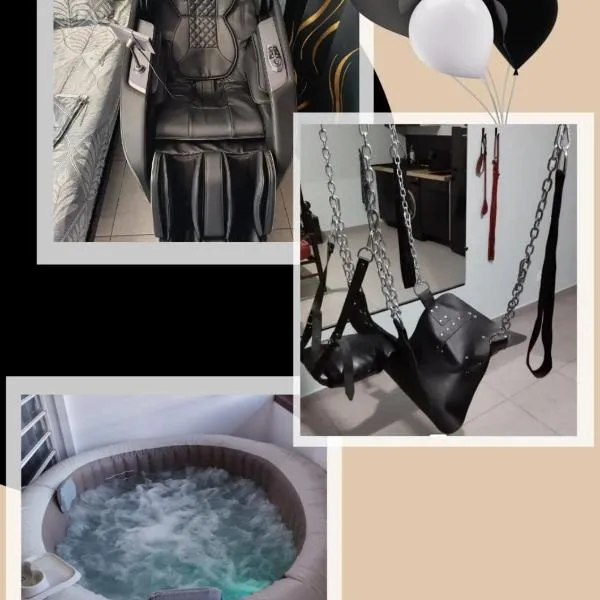 Loveroom avec siège massant et spa，位于卡宴的酒店