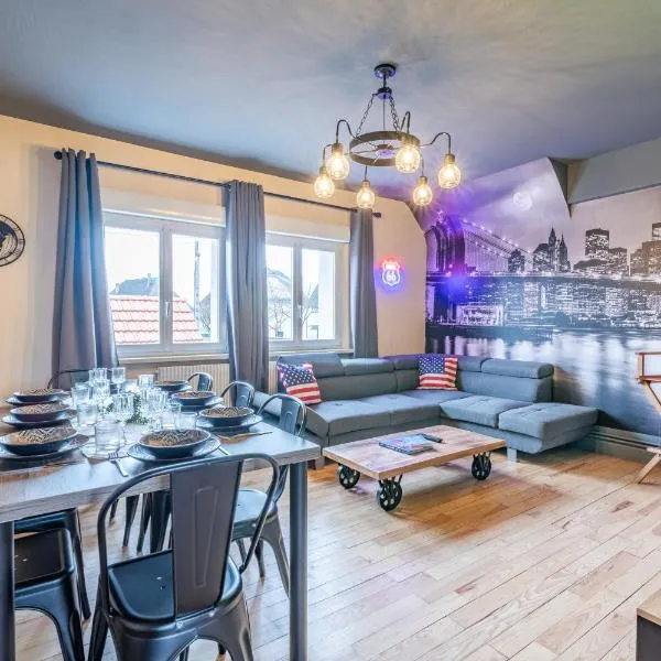 Voyage autour du monde - Sauna & Spa - Gare 2 minutes - 4 chambres，位于Drusenheim的酒店