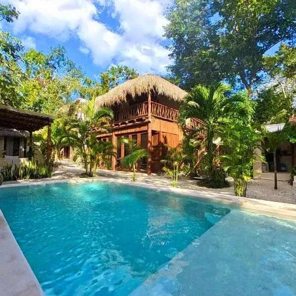 Lodge Tzunum Jade，位于图卢姆的酒店