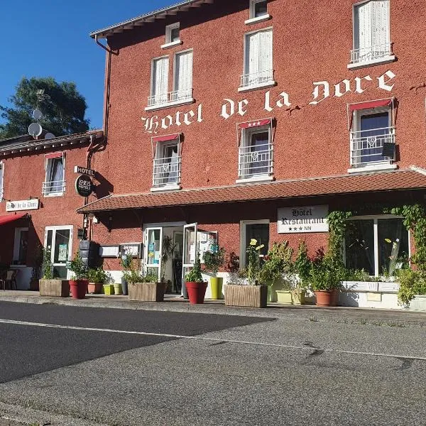 Logis Hôtel Restaurant de la Dore，位于Vertolaye的酒店