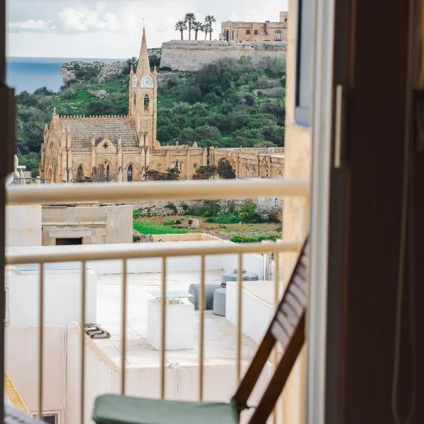 Il-Kannizzata luxurious Gozo penthouse with sea view & pool，位于艾因西莱姆的酒店