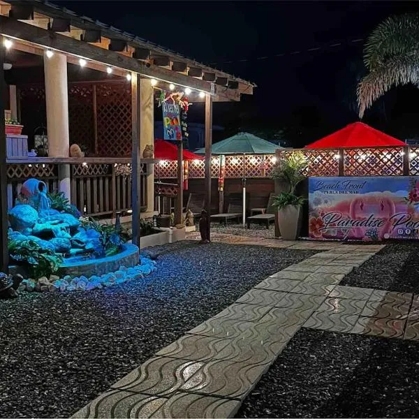 BeachFront Perla Del Mar Apt #3 Private Balcony, Wifi, Pool, Backup Generator & Solar Panel，位于阿瓜达的酒店