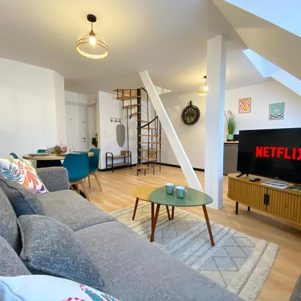 Duplex chaleureux au cœur de la ville，位于迪耶普的酒店
