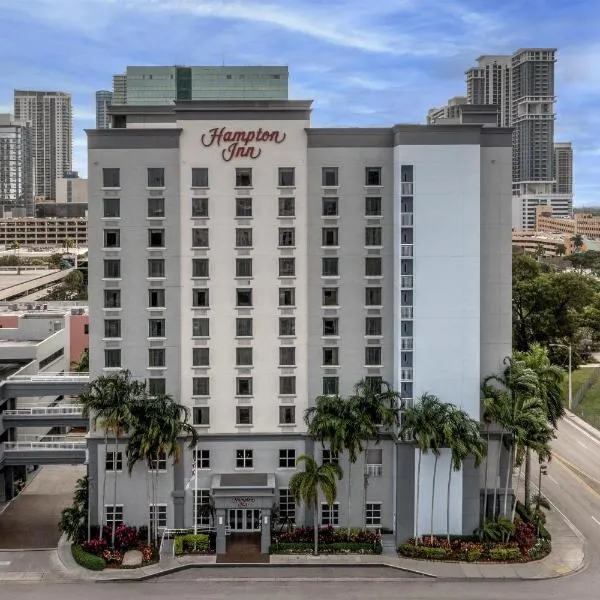 Hampton Inn Fort Lauderdale Downtown Las Olas Area，位于劳德代尔堡的酒店