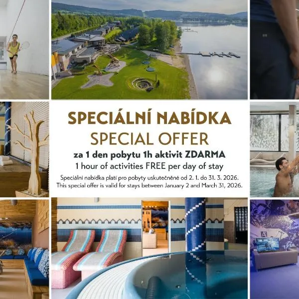 Amenity Hotel & Resort Lipno，位于伏尔塔瓦河畔利普诺的酒店