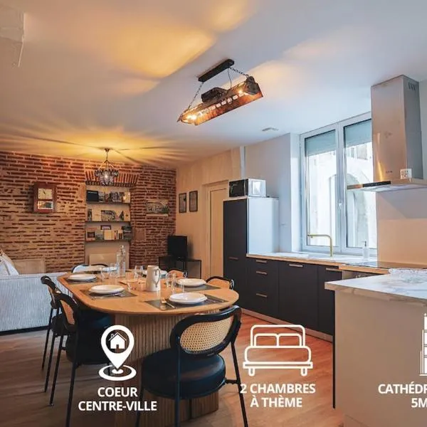 Appartement 6 pers Agen Centre ville et confort，位于阿让的酒店