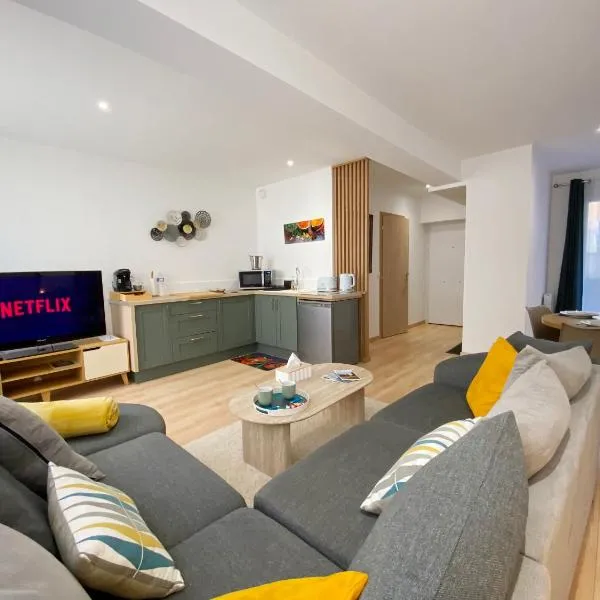 Appartement moderne au centre de dieppe，位于迪耶普的酒店