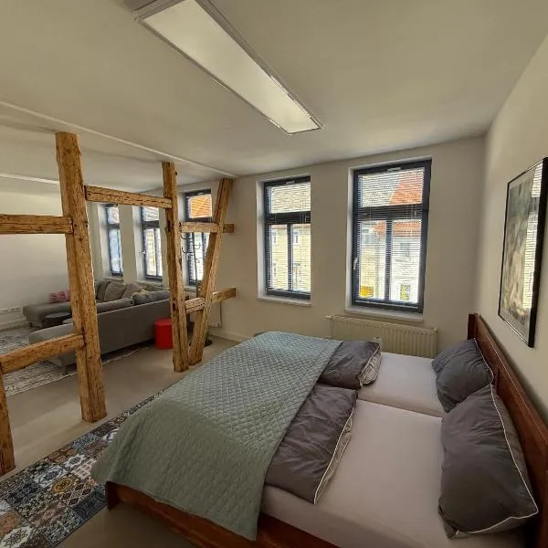 Premium Wohnung im Zentrum mit 2 Schlafzimmern，位于Worbis的酒店