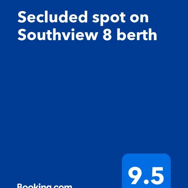 Secluded spot on Southview 8 berth，位于Lincolnshire的酒店