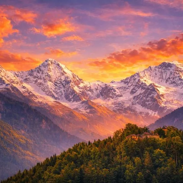 Swiss Alpine view apartment，位于因特拉肯的酒店