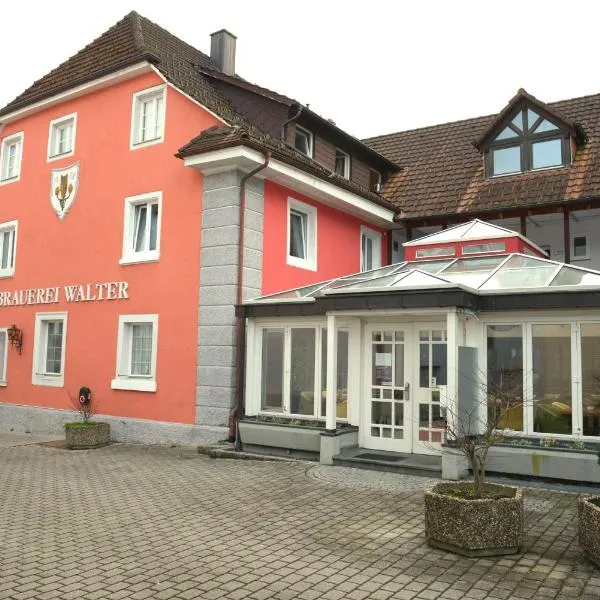 Brauerei Walter，位于瓦尔茨胡特田根的酒店