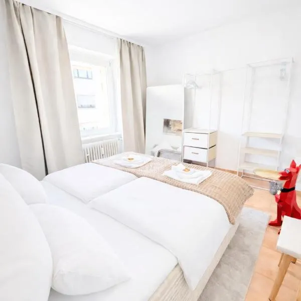 Ferienwohnung direkt am Bahnhof mit Dachterasse，位于兰施泰因的酒店